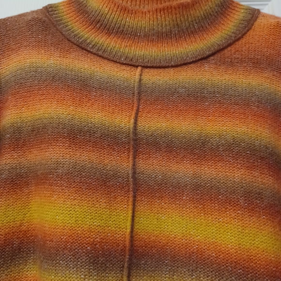 Beach Lunch Lounge Womens Size 16 - 18 Mock Neck Space Dye Sweater - Picture 5 of 10